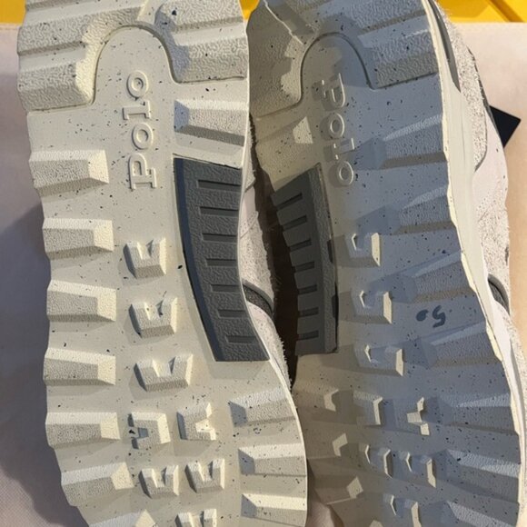 POLO RALPH LAUREN SUEDE LEATHER Blend Trackster 200 Sneakers Hairy Size US 11 - Picture 9 of 13
